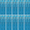BTSD-home 10 Pack Aquamarine Foil Fringe Curtain Metallic Streamer Party by BTSD-home