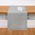 Solino Home Light Grey Table Runner 108 Inches Long by SolinoHome