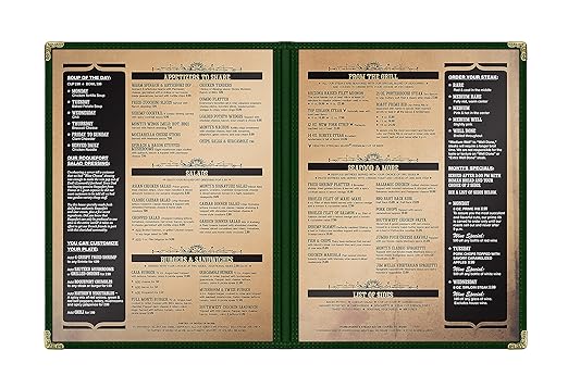 Goodsmart Restaurant Menu Covers - Image 3