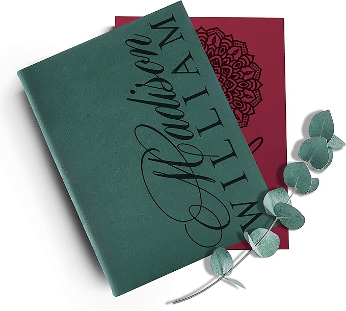 Personal Leather Journal Notebooks | 12 Design, 9 Color - Image 6