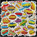 Cool Superhero Stickers 615 Count Boom Party Favors Goodie Gifts Bags Decor by MoShining