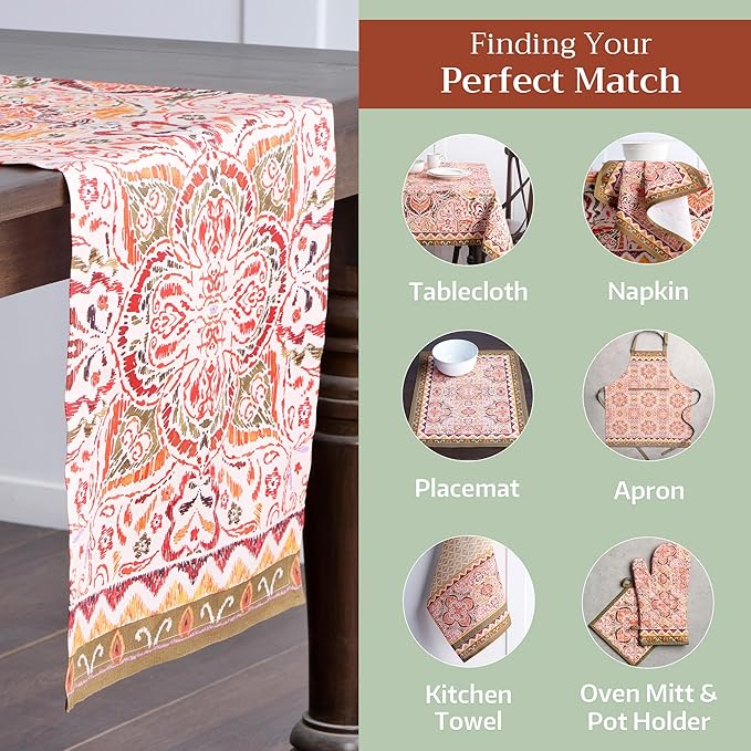 Maison d' Hermine Table Runner 100% Cotton Single Layer Table Runners 72 inches - Image 5