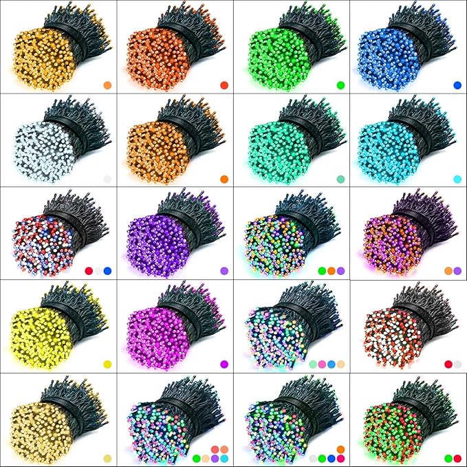 200 LED Christmas Lights Color Changing, 35 Colors 66FT Halloween String Lights - Image 3