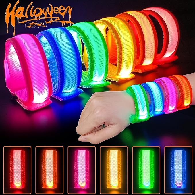GIFTINBOX 12/6 PCS LED Light Up Bracelets - Image 3