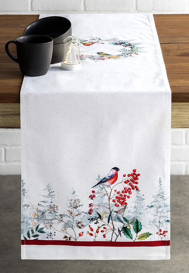 Maison d' Hermine Table Runner 100% Cotton Double Layer Table Runners 108 - Image 8