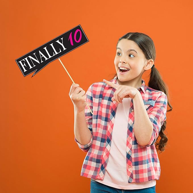 10th Birthday Photo Booth Party Props - Image 6