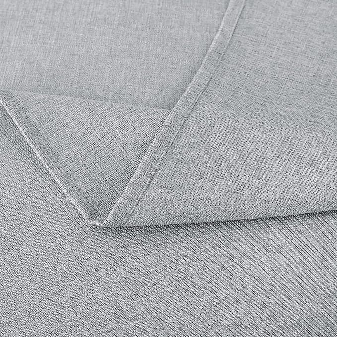 NLMUVW Light Grey Linen Table Cloth - Image 5