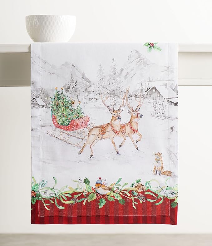 Maison d' Hermine Table Runner 100% Cotton Single Layer Table Runners 72 inches - Image 8