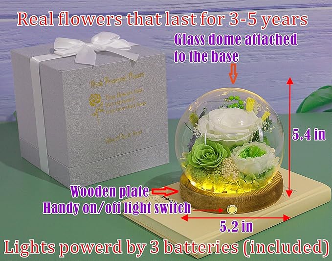 Valley of Rain & Forest Long-Lasting Real Flowers, Unique Floral Gift - Image 2
