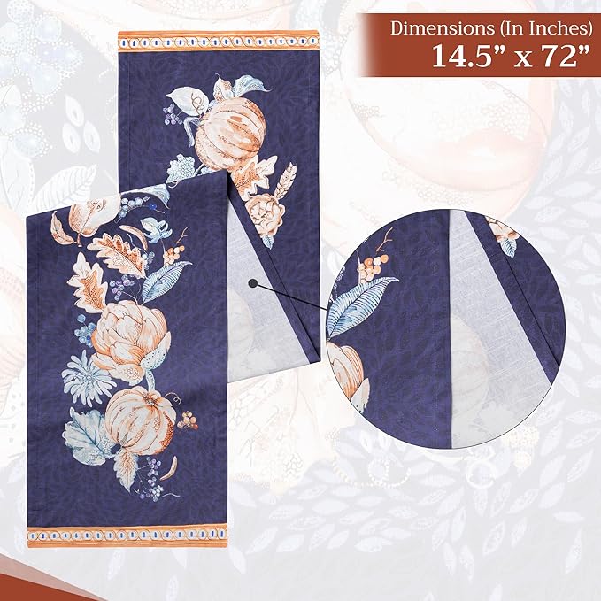 Maison d' Hermine Table Runner 100% Cotton Single Layer Table Runners 108 - Image 4