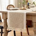Table Runners 95 Inches, Waterproof Boho Table Runner by UWWGKK