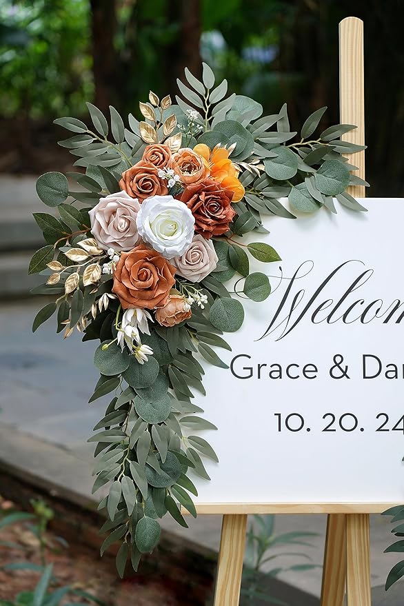 Artificial Flower Swag Set of 2 - Image 4