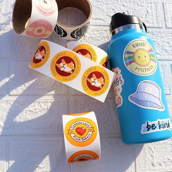 Custom Stickers Label Rolls, Build Your Own Stickers/Labels Any Design Premium - Image 2