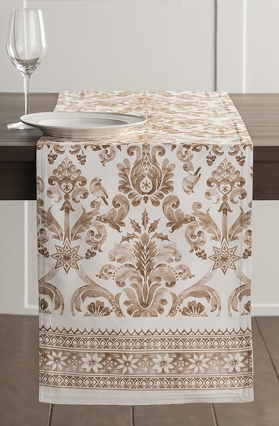 Maison d' Hermine Table Runner 100% Cotton Single Layer Table Runners 48 inches - Image 2