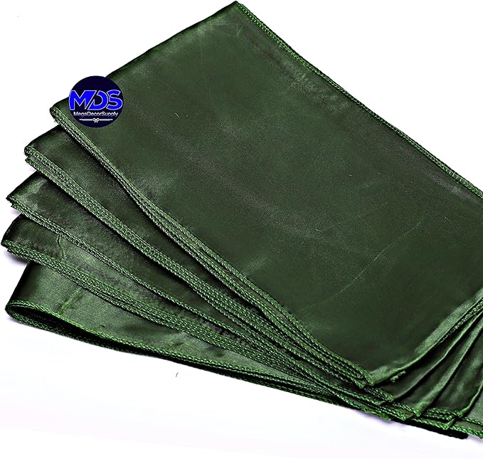 MDS Pack of 300 PCS Satin Chair Sashes Charmeuse Sateen Dining Chair Bows - Image 5