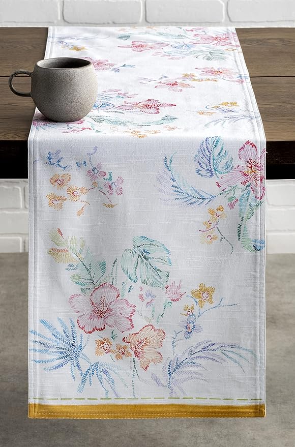Maison d' Hermine Table Runner 100% Cotton Double Layer Table Runners 108 - Image 9
