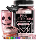 MONÉGASQUE Pink Edible Glitter for Drinks 15g – Pink Edible Glitter for Cakes – by MON%C3%89GASQUE