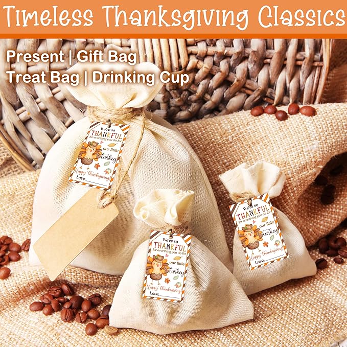 50 PCS Fall Gift Tags Thanksgiving Gift Tags - Image 4