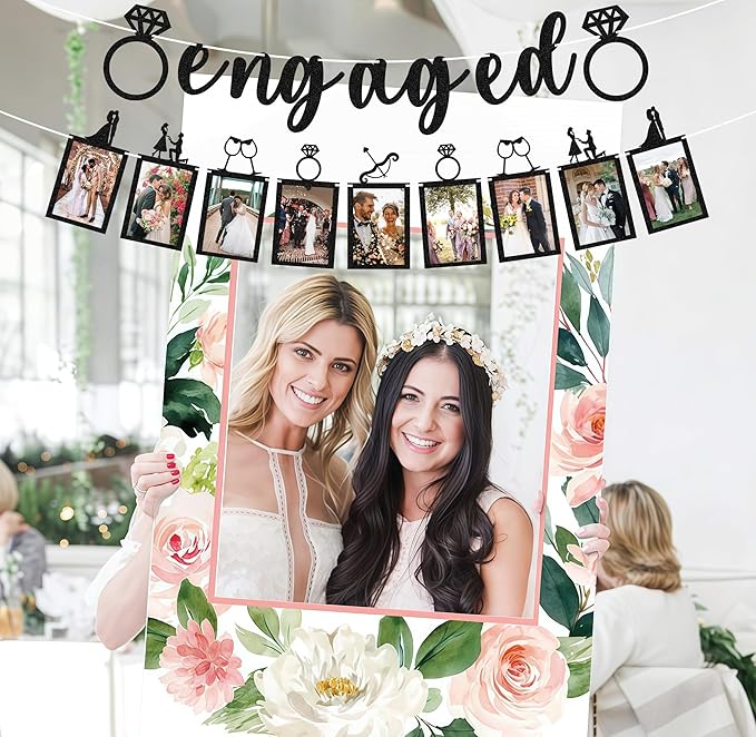 Pre-Strung Engaged Photo Banner - Image 8