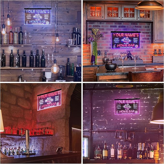 ADVPRO Personalized Your Name Custom Home Bar Beer Established Year Dual Color - Image 4