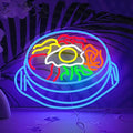 LISIGNVE Bibimbap Neon Sign USB Korean Food Led Light Up Sign Korean Bibimbap by LISIGNVE