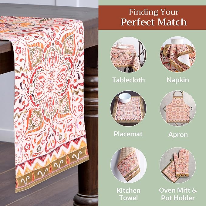 Maison d' Hermine Table Runner 100% Cotton Double Layer Table Runners 108 - Image 5