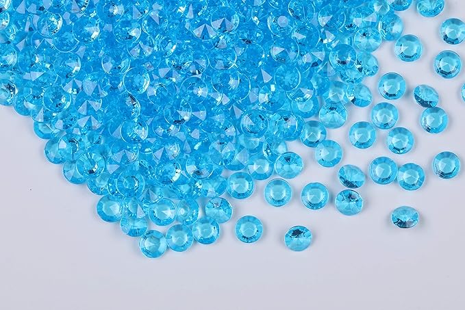 2000pcs Platic Acrylic Gems Fake Acrylic Diamonds Vase Filler Beads Faux by WelcometoGintoaria