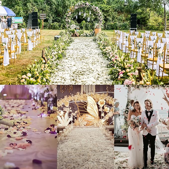 1000 Pcs Artificial Silk Rose Petals Decoration Wedding Party Color Pink - Image 7