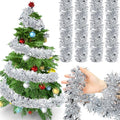 72 Feet Christmas Tinsel Garland Shiny Metallic Tinsel Twist Garland Streamers by Yilloog