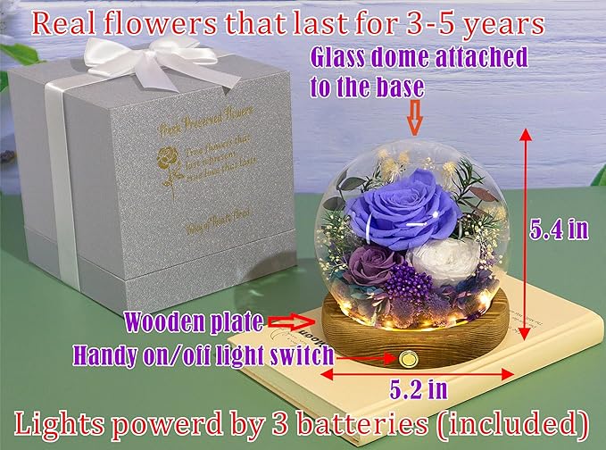 Valley of Rain & Forest Long-Lasting Real Flowers, Unique Floral Gift - Image 2