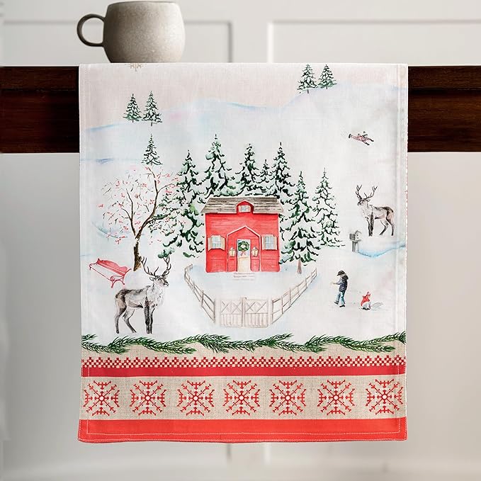 Maison d' Hermine Table Runner 100% Cotton Double Layer Table Runners 108 - Image 9