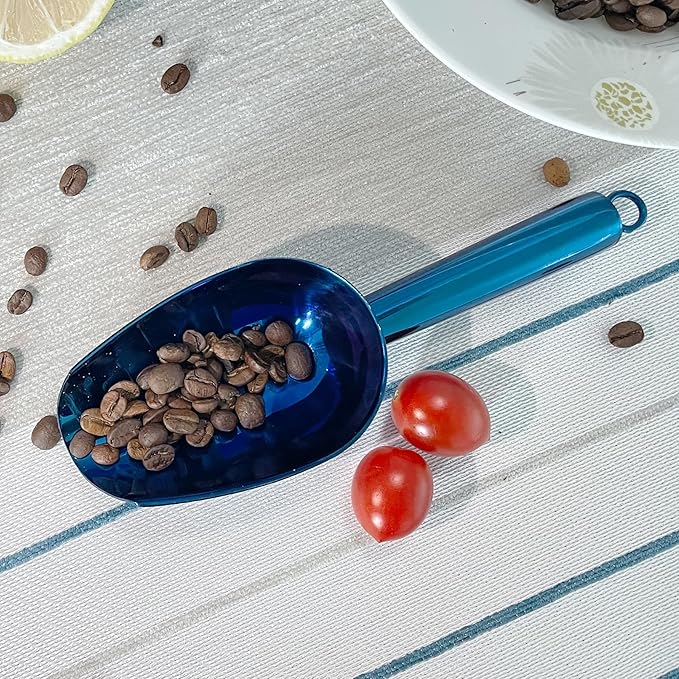 Metal Ice Scoop 3 Oz, Small Stainless Steel Ice scooper - Image 4