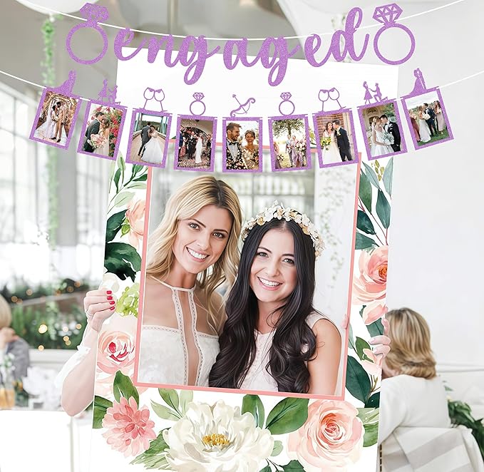 Pre-Strung Engaged Photo Banner - Image 8