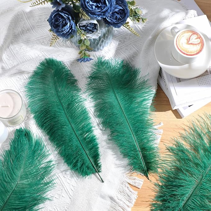Maitys 90 Pcs Large Natural Ostrich Feathers Bulk 14-16 Inch 12-14 Inch 10-12 - Image 4