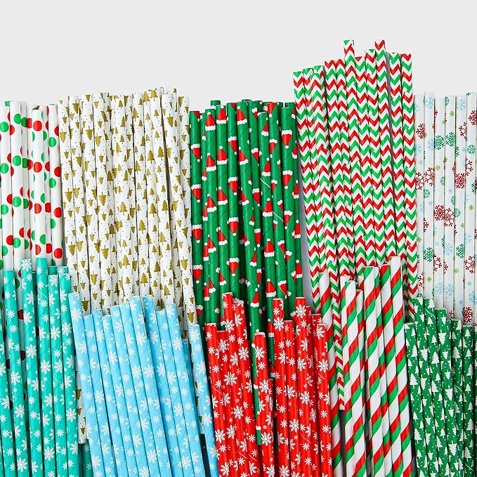 Weemium Christmas Paper Straws - Image 2