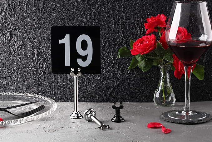 New Star Foodservice 23428 Triton Harp Clip Style, Place Card/Table Number - Image 4