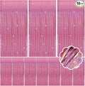 10 Pack Pink Metallic Tinsel Photo Backdrop by Unknown
