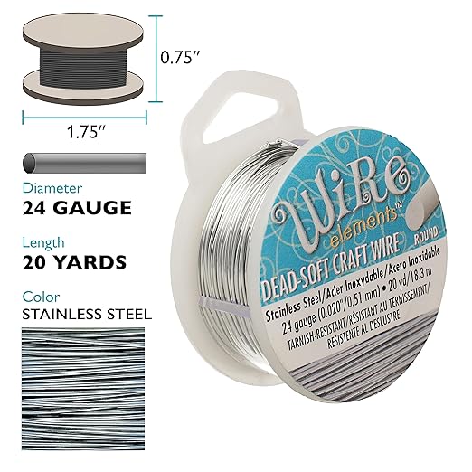The Beadsmith Wire Elements Craft Wire – Tarnish Resistant, Soft Temper - Image 2