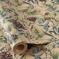 RUSPEPA 30" X 32.8' Kraft Christmas Wrapping Large Paper Roll, Jumbo Roll by RUSPEPA