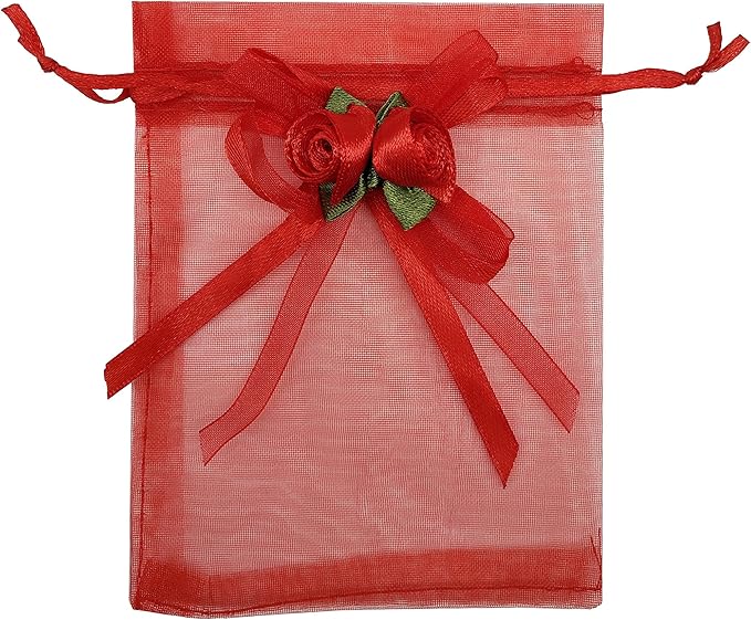Ankirol 50pcs Sheer Organza Favor Bags - Image 6