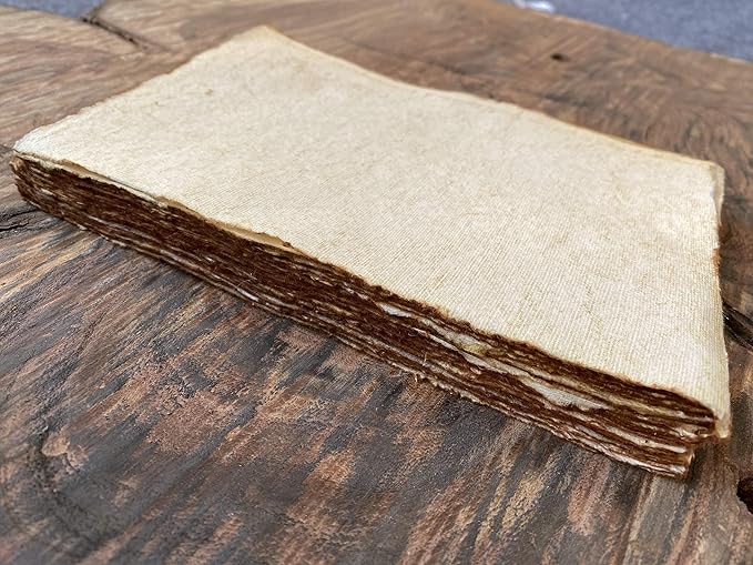 Wanderings Handmade Antique Deckle Edge Blank Paper by Wanderings