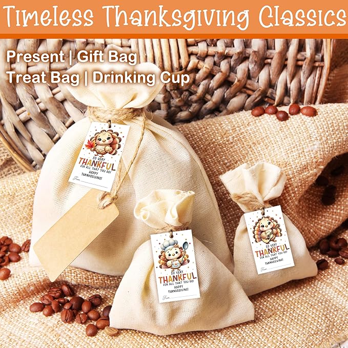 40 PCS Fall Gift Tags Thanksgiving Gift Tags - Image 4