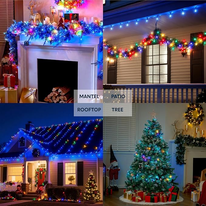 Joiedomi Blue Christmas String Lights - Image 8