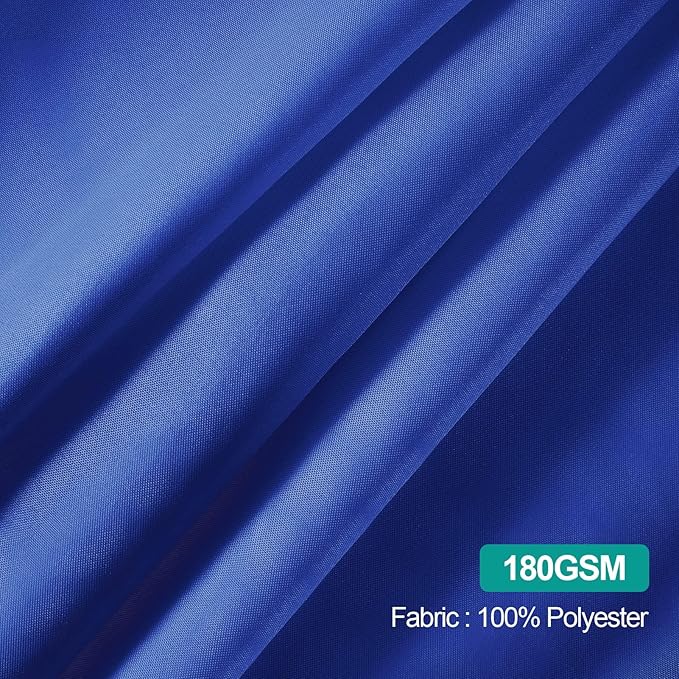 EMART Round Tablecloth Blue 120 inch Circular Polyester Table Cover - Image 5