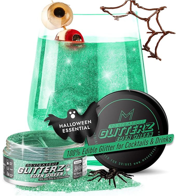 MONÉGASQUE Eden Green Edible Glitter by MON%C3%89GASQUE