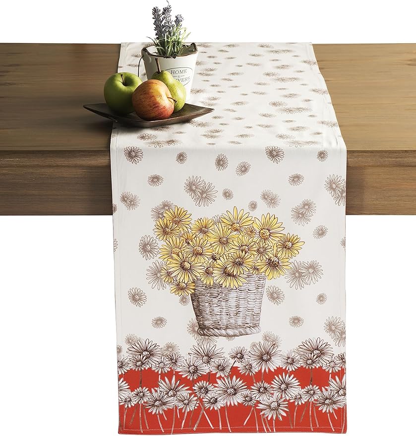 Maison d' Hermine Table Runner 100% Cotton Single Layer Table Runners 48 inches by MaisondHermine