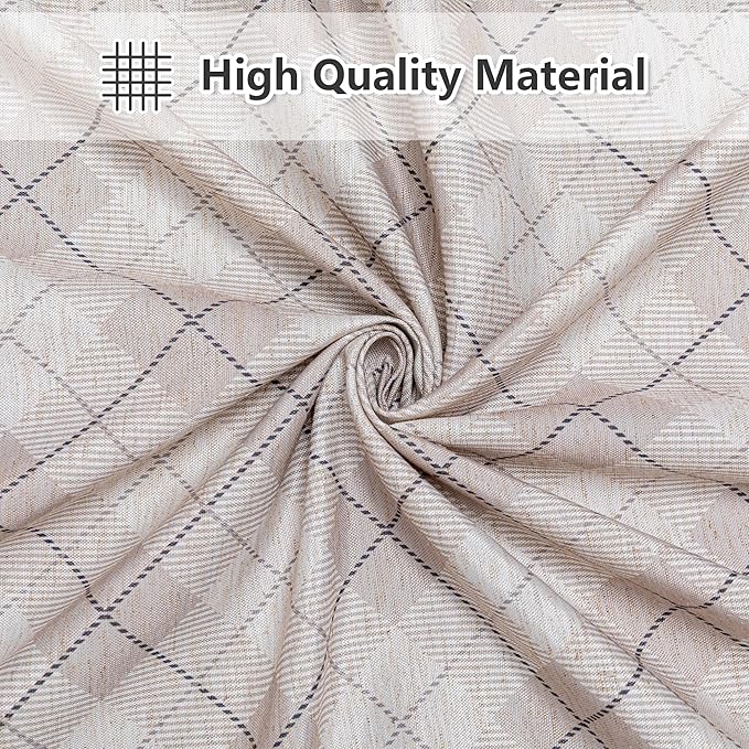 MYSKY HOME Table Cloth 60x102 in Rectangle, Heavy Duty Linen Look Waterproof - Image 4