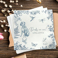 Luxury Personalized Dog Wedding Napkins, Custom Wedding Cocktail Napkins by GiantBigHands