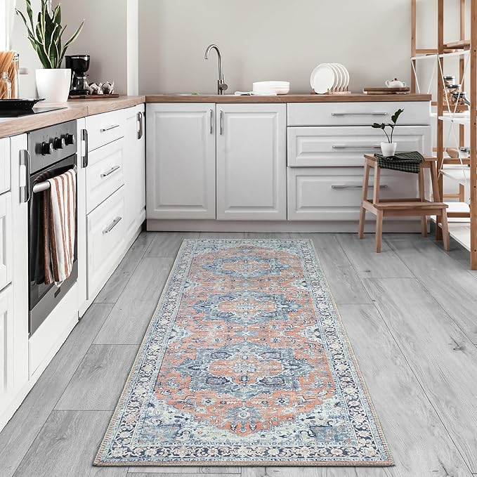 Bloom Rugs Washable Non-Slip 7 ft Runner - Image 5