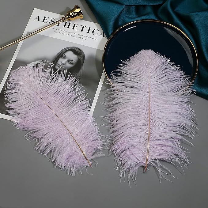 Ballinger Light Purple Ostrich Feathers - Image 5